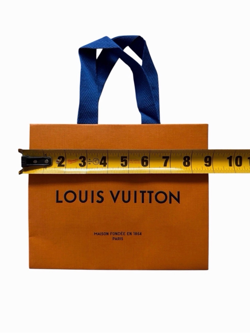 Authentic Louis Vuitton Small Gift Orange Tote Bag
